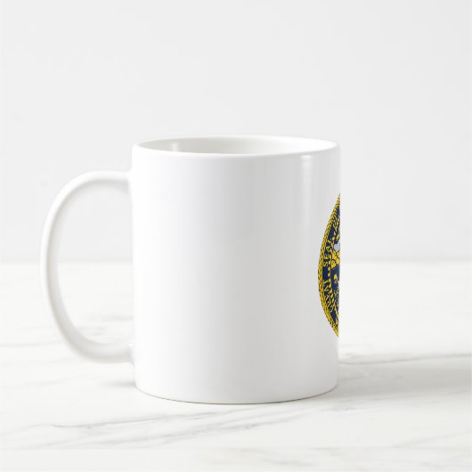 Mug État du Nebraska Drapeau Sceau (Gauche)