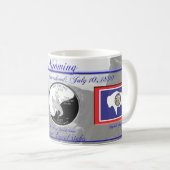 Mug État du Wyoming commémoratif (Devant droit)