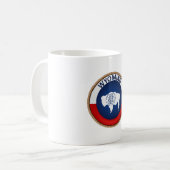 Mug État du Wyoming - Sceau du drapeau (Devant gauche)