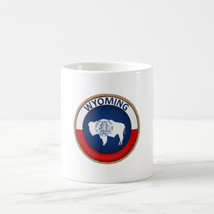 Mug État du Wyoming - Sceau du drapeau