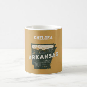 Mug État Retro Arkansas Personnalisé