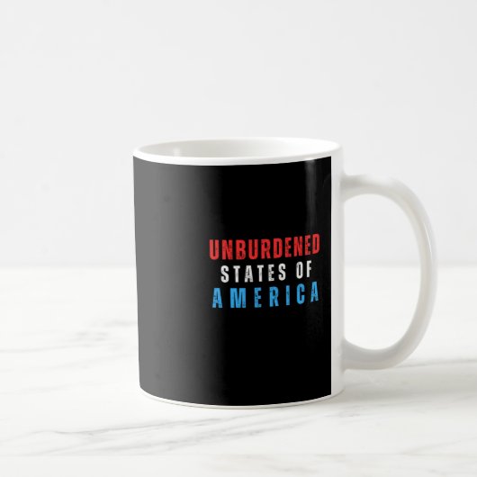 Mug États D'Amérique Non Chargés Texte (Droite)