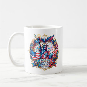 Mug États-Unis 250 ans 4 juillet 1776-2026