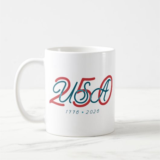 Mug États-Unis 250 ★ Ét. 1776 (Gauche)