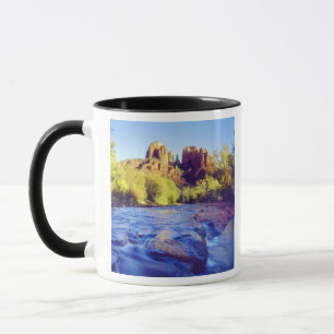 Mug États-Unis, Arizona, Sedona. Cathedral Rock reflét
