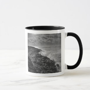 Mug États-Unis. Coulées de lave en fusion dans l'océan