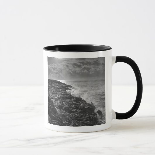 Mug États-Unis. Coulées de lave en fusion dans l'océan (Droite)