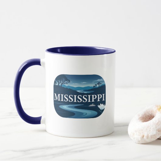 Mug États-Unis d'Amérique (Avec donut)