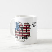 Mug États-Unis Dieu bénisse l'Amérique (Devant gauche)