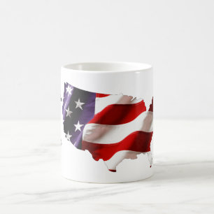 Mug États-Unis - Drapeau américain aux États-Unis