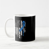 Mug États-Unis Drapeau Diabète Type 1 Sensibilisation (Gauche)