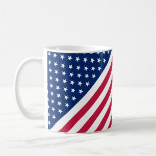 Mug États-Unis Drapeau Stars Grandes 4 juillet Thé Caf