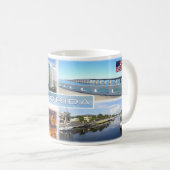 Mug États-Unis Floride - Bouche de Miami River à Brick (Devant droit)