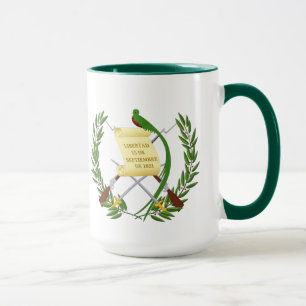 Mug États-Unis Guatemala Drapeaux cœur Patrimoine hisp
