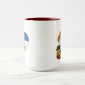 Mug États-Unis Honduras Cœur drapeaux Patrimoine hispa (Centre)