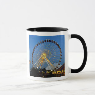 Mug États-Unis, Illinois, Chicago, Cityscapes, éclai