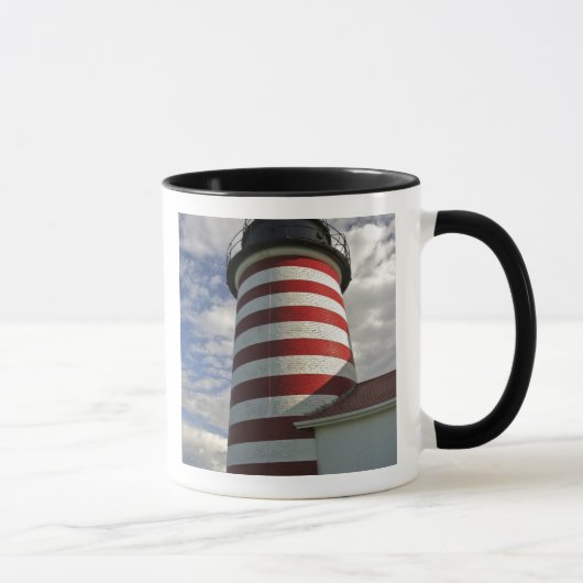 Mug États-Unis, Maine, Lubec. West Quoddy Head (Droite)