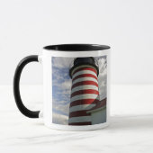Mug États-Unis, Maine, Lubec. West Quoddy Head (Gauche)