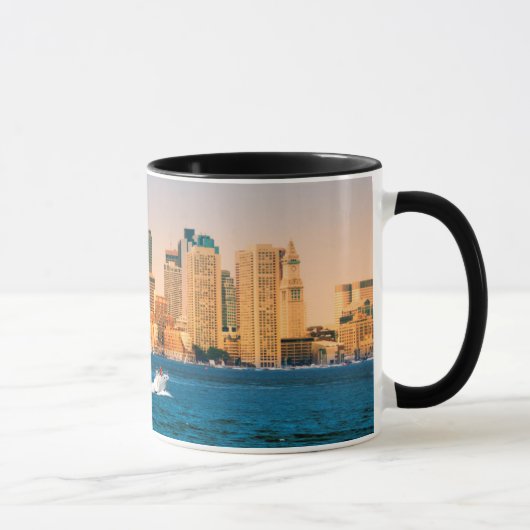 Mug États-Unis, Massachusetts. Panorama du front de me (Droite)