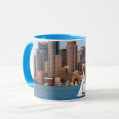 Mug États-Unis, Massachusetts. Skyline 4 de Boston Wat (Devant gauche)