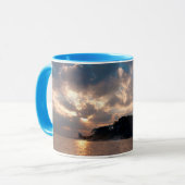 Mug États-Unis, Massachusetts. Voile au coucher du sol (Devant gauche)