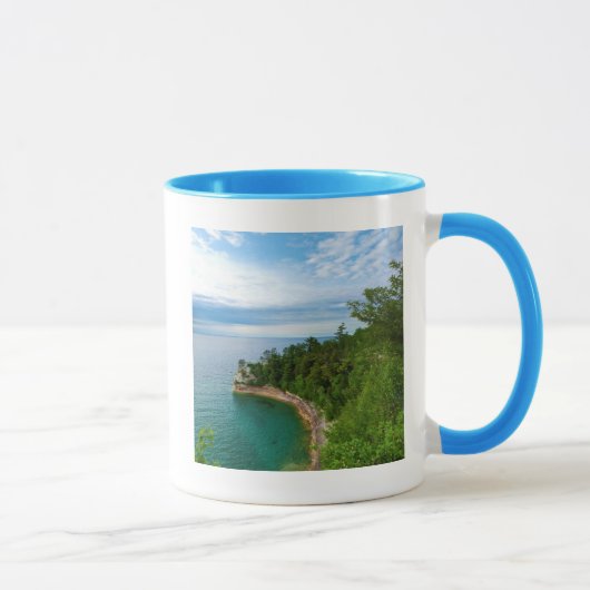 Mug États-Unis, Michigan. Formation rocheuse du châtea (Droite)