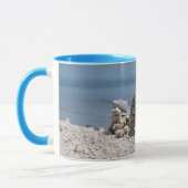 Mug États-Unis, Michigan. Tours En Pierre Sur La Plage (Gauche)