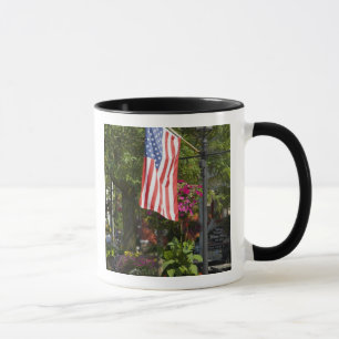 Mug États-Unis, New York, Lewiston. Drapeau américain
