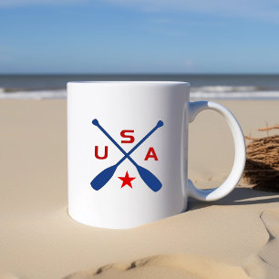 Mug États-Unis Portes à pédales traversées avec Star L