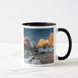 Mug États-Unis, Utah, parc national de Zion. Lever de