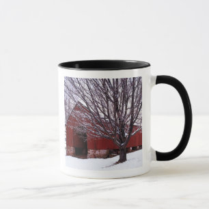 Mug États-Unis, Virginie, comté de Fairfax, grange et