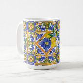Mug été, agrumes, sicilienne, style méditerranéen, cit (Devant gauche)