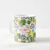 Mug Été Amusants Motif Tropical (Devant gauche)