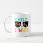 Mug Été Arc-En-Ciel Dernier Jour De L'École Enseignant (Gauche)