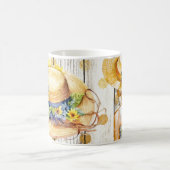 Mug été avec tournesol vintage (Centre)