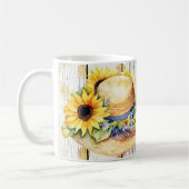 Mug été avec tournesol vintage (Gauche)