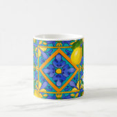 Mug Été, Carreaux siciliens, agrumes, oranges, majolic (Centre)