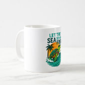 Mug Été cool - Vibes de tortues marines (Devant gauche)