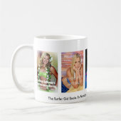 Mug été de fille de surfer, surfant après les (Gauche)