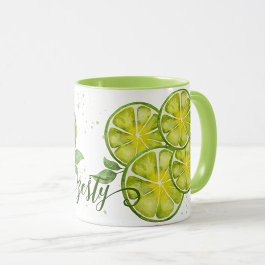 Mug Été de Green Lime (Devant droit)