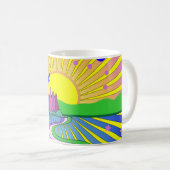 Mug Été de l'amour Super psychédélique 60s les années  (Devant droit)