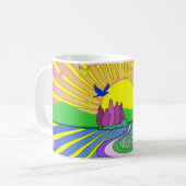 Mug Été de l'amour Super psychédélique 60s les années  (Devant gauche)