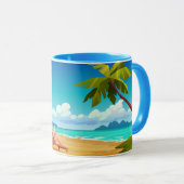 Mug Été détente 2025 (Devant droit)