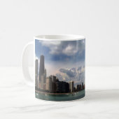 Mug Été du lac Michigan d'horizon de Chicago (Devant gauche)