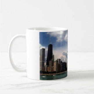 Mug Été du lac Michigan d'horizon de Chicago