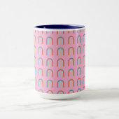 Mug Été Femmes Élégant Boho Arc-en-Ciel (Centre)
