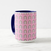 Mug Été Femmes Élégant Boho Arc-en-Ciel (Devant gauche)