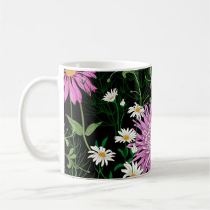 Mug Eté Fleurs sauvages Croquis sans couture