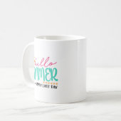 Mug Été Joyeux Dernier jour (Devant gauche)