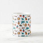 Mug Été Motif sans couture Arrière - plan (Centre)